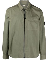 Camicia giacca marrone di C.P. Company