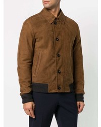 Camicia giacca marrone di Ermenegildo Zegna