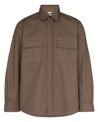 Camicia giacca marrone di GR10K