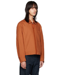 Camicia giacca marrone di Jacquemus