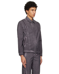 Camicia giacca melanzana scuro di XLIM