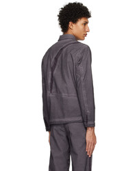 Camicia giacca melanzana scuro di XLIM