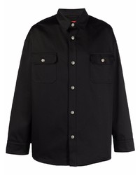 Camicia giacca nera di 424