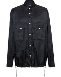 Camicia giacca nera di Balmain