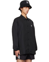 Camicia giacca nera di adidas Originals