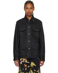 Camicia giacca nera di Dries Van Noten