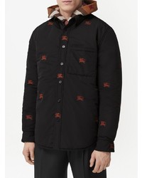 Camicia giacca nera di Burberry
