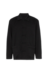Camicia giacca nera di Issey Miyake