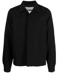 Camicia giacca nera di Jil Sander