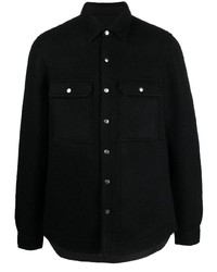 Camicia giacca nera di Rick Owens