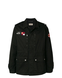 Camicia giacca nera di Saint Laurent