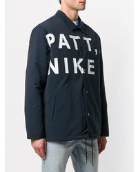Camicia giacca ricamata blu scuro di Nike