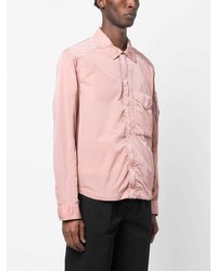 Camicia giacca rosa di C.P. Company