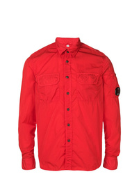 Camicia giacca rossa di CP Company