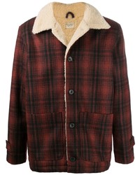 Camicia giacca scozzese bordeaux di Nudie Jeans