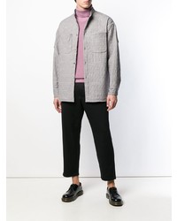 Camicia giacca scozzese grigia di Vivienne Westwood