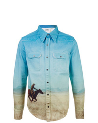 Camicia giacca stampata acqua di Calvin Klein 205W39nyc