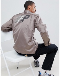 Camicia giacca stampata grigia