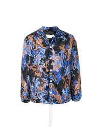 Camicia giacca stampata multicolore di Marni
