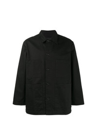 Camicia giacca stampata nera di Liam Hodges