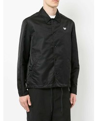 Camicia giacca stampata nera di Alexander Wang