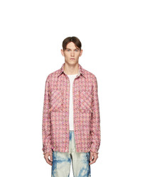 Camicia giacca stampata rosa di Faith Connexion