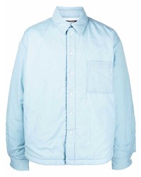 Camicia giacca trapuntata azzurra di Jacquemus