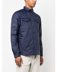 Camicia giacca trapuntata blu scuro di Polo Ralph Lauren