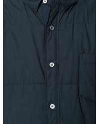 Camicia giacca trapuntata blu scuro di Sacai