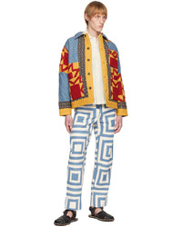 Camicia giacca trapuntata multicolore di Bode