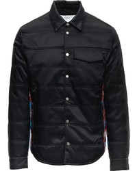 Camicia giacca trapuntata nera di Aztech Mountain