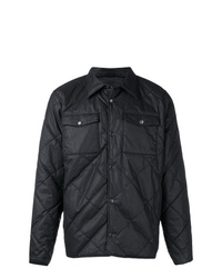 Camicia giacca trapuntata nera di Barbour