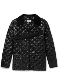 Camicia giacca trapuntata nera di Maison Margiela
