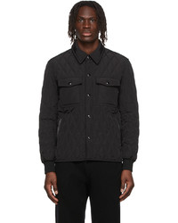 Camicia giacca trapuntata nera di Tom Ford