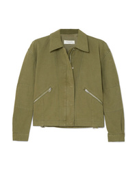 Camicia giacca verde oliva