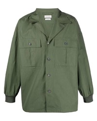 Camicia giacca verde oliva di Alexander McQueen