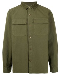 Camicia giacca verde oliva di Barbour