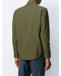 Camicia giacca verde oliva di Ami Paris