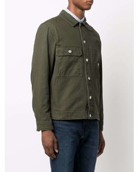 Camicia giacca verde oliva di Tommy Jeans