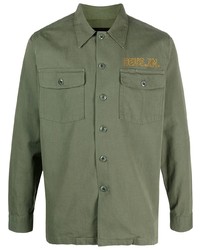 Camicia giacca verde oliva di Deus Ex Machina