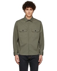 Camicia giacca verde oliva di Ermenegildo Zegna