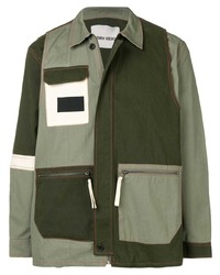 Camicia giacca verde oliva di Henrik Vibskov
