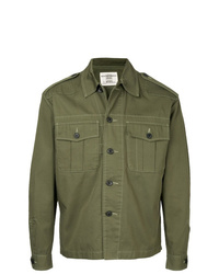 Camicia giacca verde oliva di Kent & Curwen