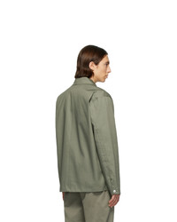 Camicia giacca verde oliva di A.P.C.