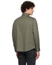Camicia giacca verde oliva di Ermenegildo Zegna