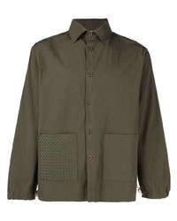 Camicia giacca verde oliva di Marané