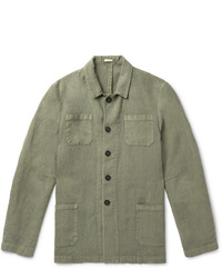 Camicia giacca verde oliva di Massimo Alba