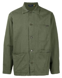 Camicia giacca verde oliva di Polo Ralph Lauren