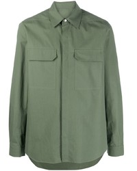 Camicia giacca verde oliva di Rick Owens