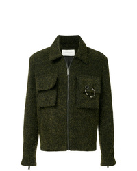 Camicia giacca verde oliva di Strateas Carlucci